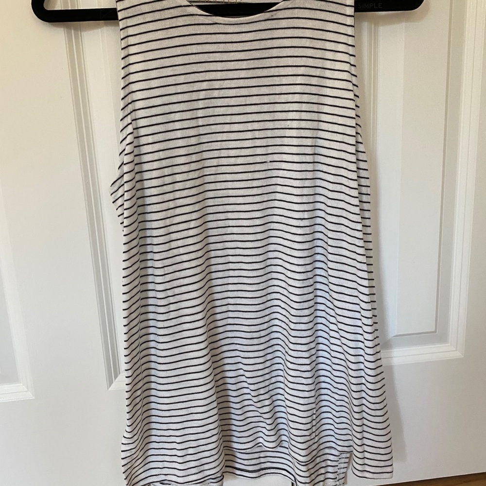 Flowy stripped tank top